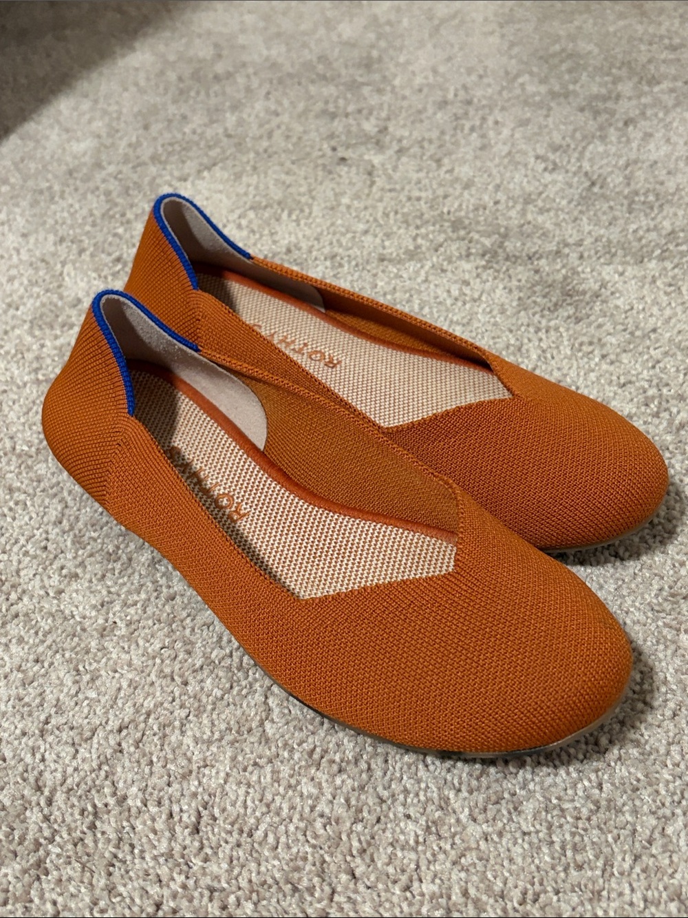 Rothy’s Women’s Orange Flats size 8